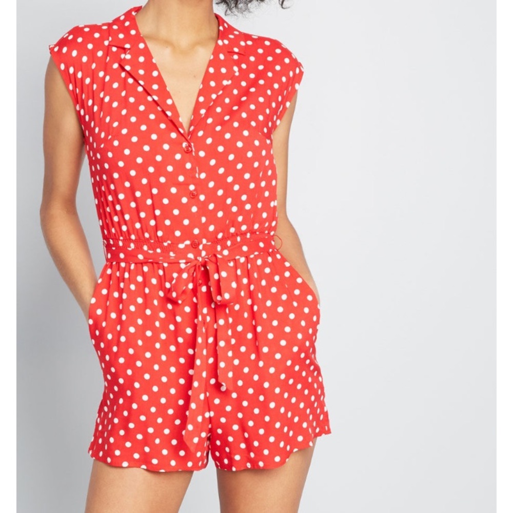 ModCloth Read It and Steep Romper